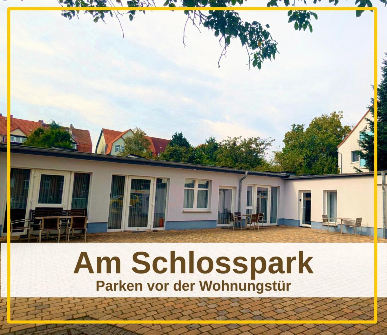 Fewo Urban Gotha-Apartment Ekhof- Am Schlosspark- Parken An Der Der Tuer- Barrierefrei, 900 Meter Zum Bahnhof - Wallbox Zewnętrze zdjęcie